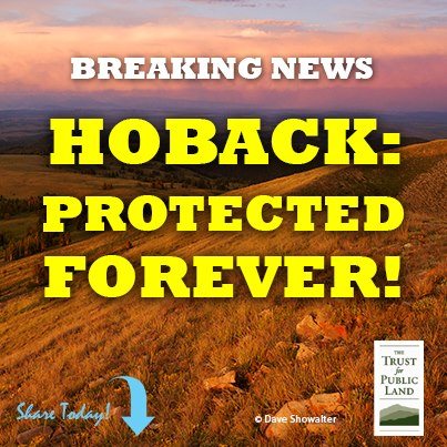 &nbsp;The Trust For public Lands announced completion of the purchase of drilling leases in the Upper Hoback, saving Noble Basin...